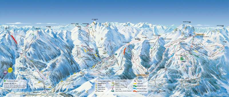 Valfréjus Ski Map Your playground